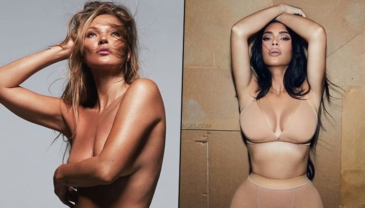 <p>Reality TV star Kim Kardashian took to Instagram to introduce supermodel Kate Moss as the new face of her brand SKIMS.</p>