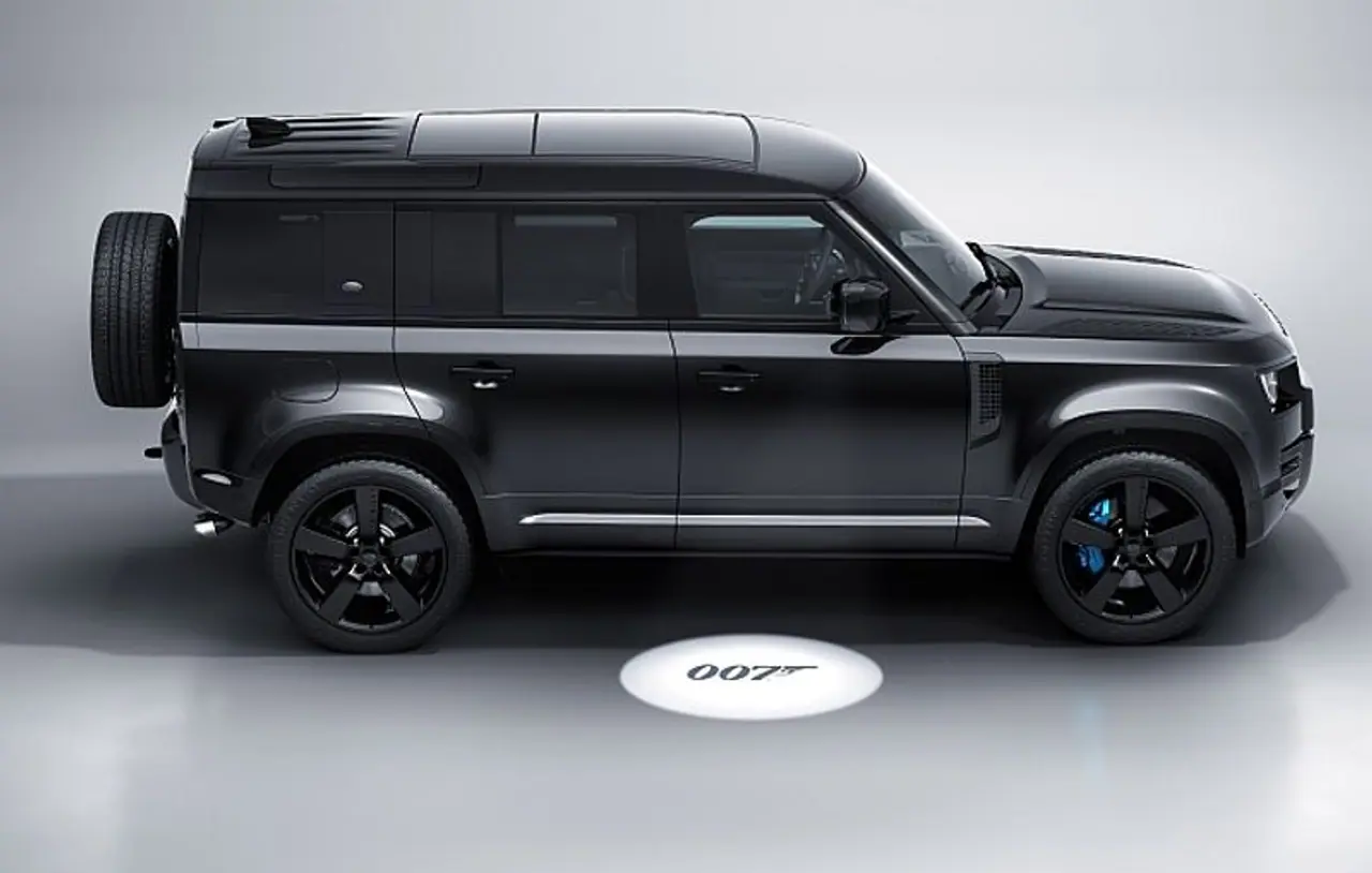 <p>Image: The special edition Land Rover Defender V8 Bond Edition celebrates Land Rover’s 38 year association with the James Bond franchise,</p> <p>Image: The special edition Land Rover Defender V8 Bond Edition celebrates Land Rover’s 38 year association with the James Bond franchise,</p>