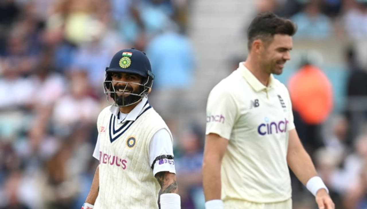 Virat Kohli and James Anderson Virat Kohli and James Anderson