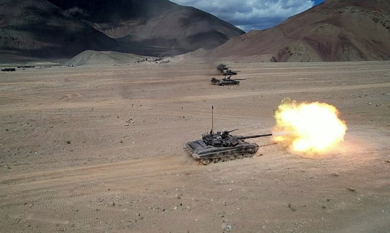 <p>Image: Fire and Fury Corps's Snow Leopard Brigade conducts an integrated manoeuvre and live fire exercise in Eastern Ladakh</p>