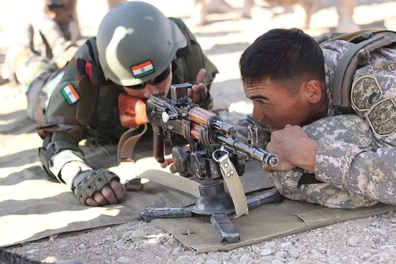 Image: Indian and Kazakh soldiers take part in th 5th edition of joint military exercise KAZIND at the Training Node Aisha Bibi in Kazakhstan Image: Indian and Kazakh soldiers take part in th 5th edition of joint military exercise KAZIND at the Training Node Aisha Bibi in Kazakhstan