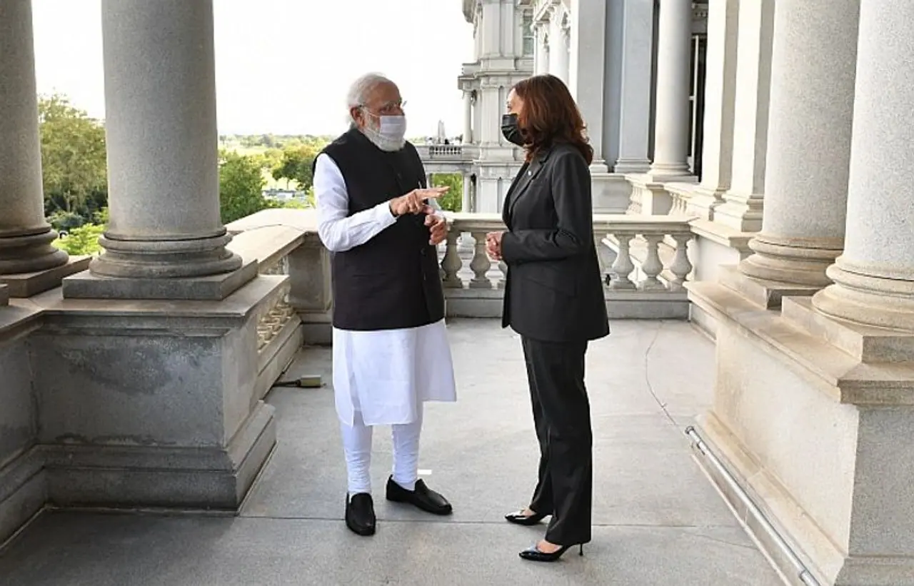 <p>Image: PM Narendra Modi with US President Kamala Harris</p>