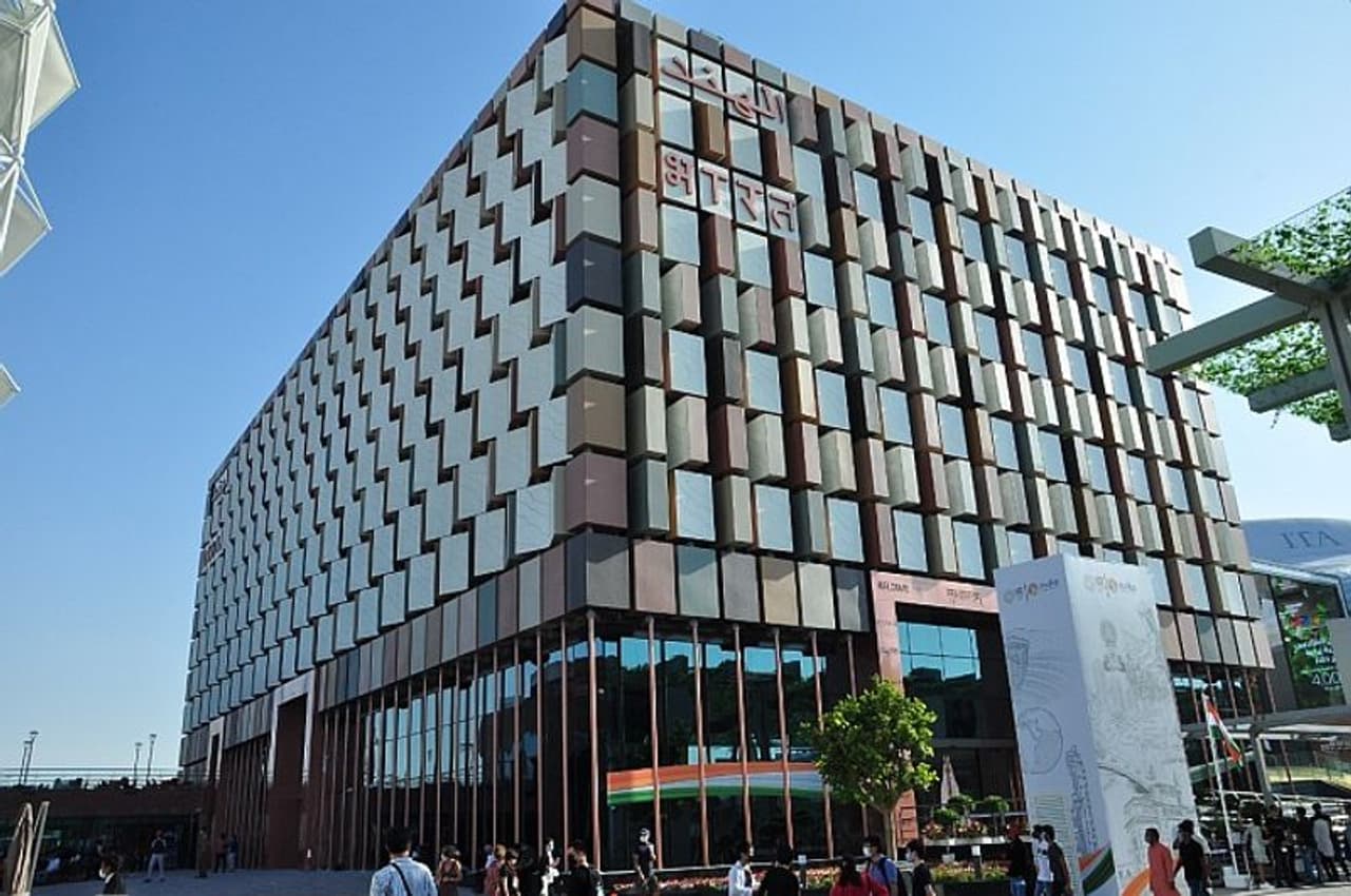 <p>Image: A glimpse of the India Pavilion at the Dubai Expo 2020</p>