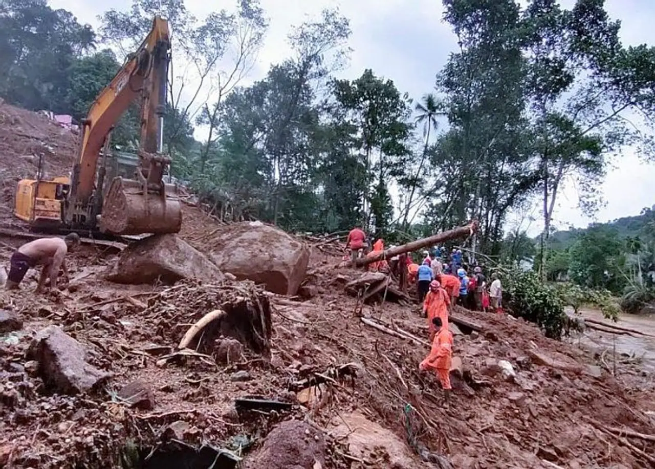 <p>Image: National Disaster Response Force personnel engaged in rescue operations.</p> <p>Image: National Disaster Response Force personnel engaged in rescue operations.</p>