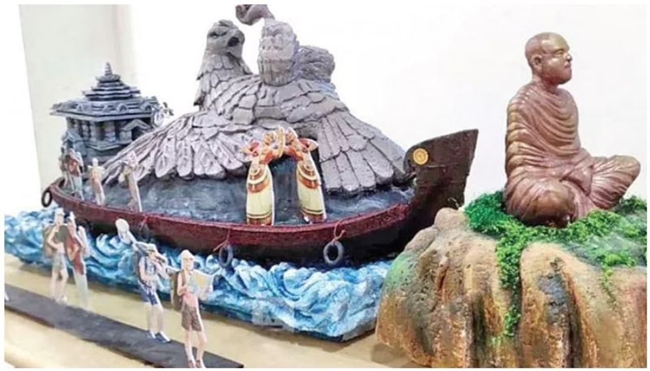Image: A glimpse of the third design change made by the Kerala government to its Republic Day tableau Image: A glimpse of the third design change made by the Kerala government to its Republic Day tableau