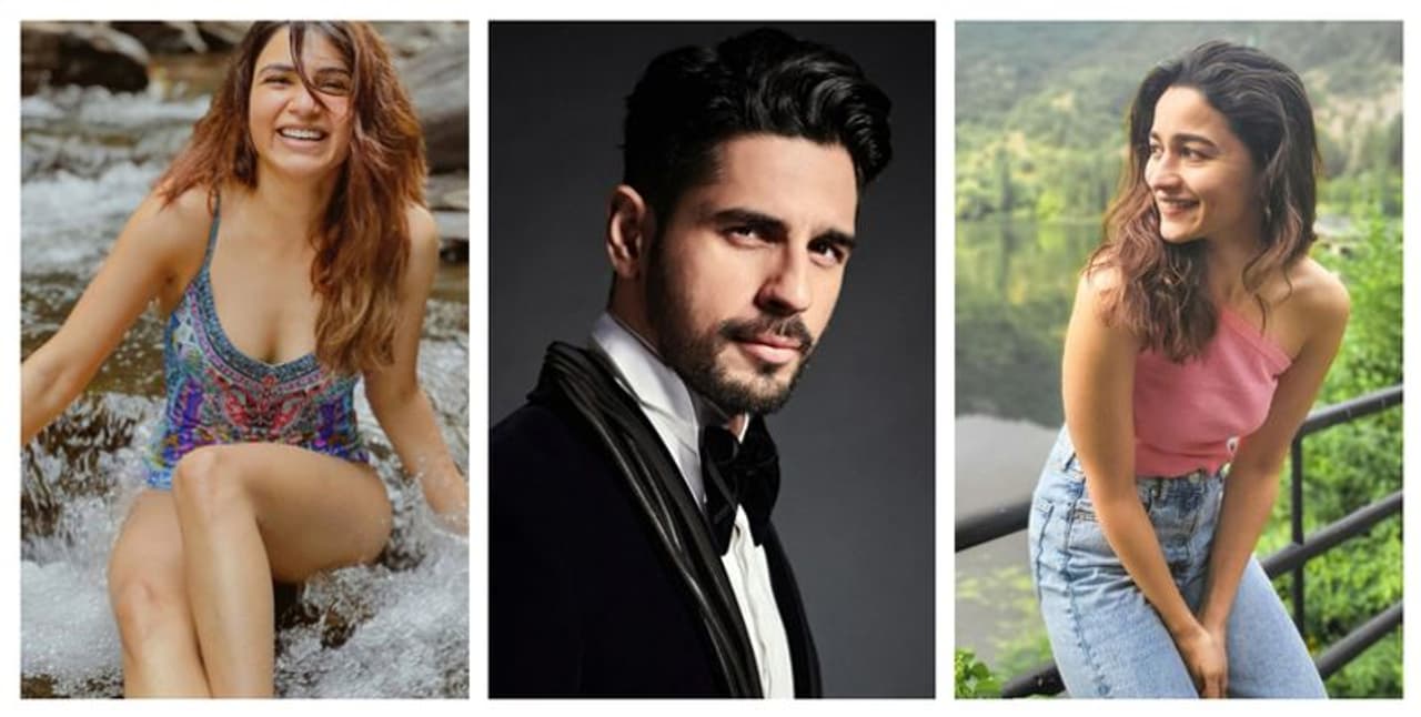 Image: Samantha Ruth Prabhu, Siddharth Malhotra, Alia Bhatt/Instagram Image: Samantha Ruth Prabhu, Siddharth Malhotra, Alia Bhatt/Instagram