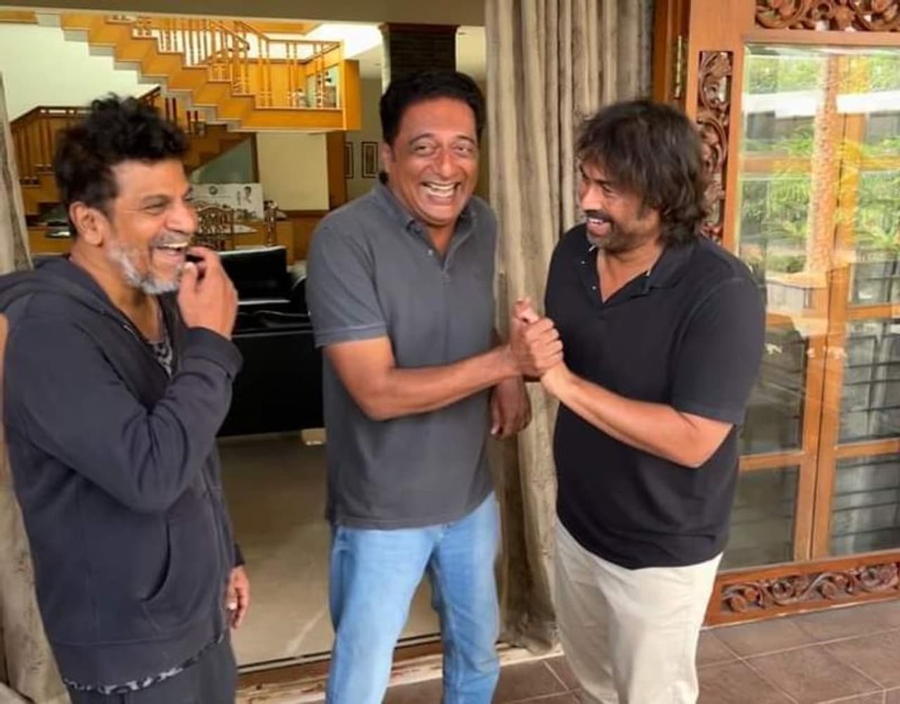 ಶಿವಣ್ಣ ಜೊತೆ ಪ್ರಕಾಶ್ ಶಿವಣ್ಣ ಜೊತೆ ಪ್ರಕಾಶ್