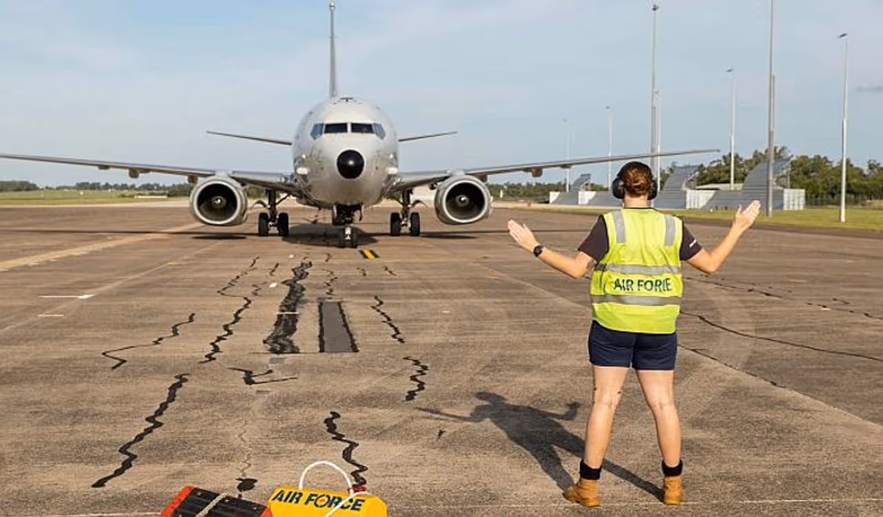 Image: Indian Navy's Maritime Patrol Aircraft (P 8I) in Darwin to conduct coordinated patrols with a RAAF P 8A Poseidon Image: Indian Navy's Maritime Patrol Aircraft (P 8I) in Darwin to conduct coordinated patrols with a RAAF P 8A Poseidon