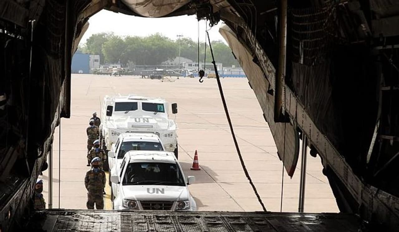 Image: Indian UN peacekeepers being deployed in the Motorised Infantry Battalion group in United Nations Interim Force for Abyei Image: Indian UN peacekeepers being deployed in the Motorised Infantry Battalion group in United Nations Interim Force for Abyei