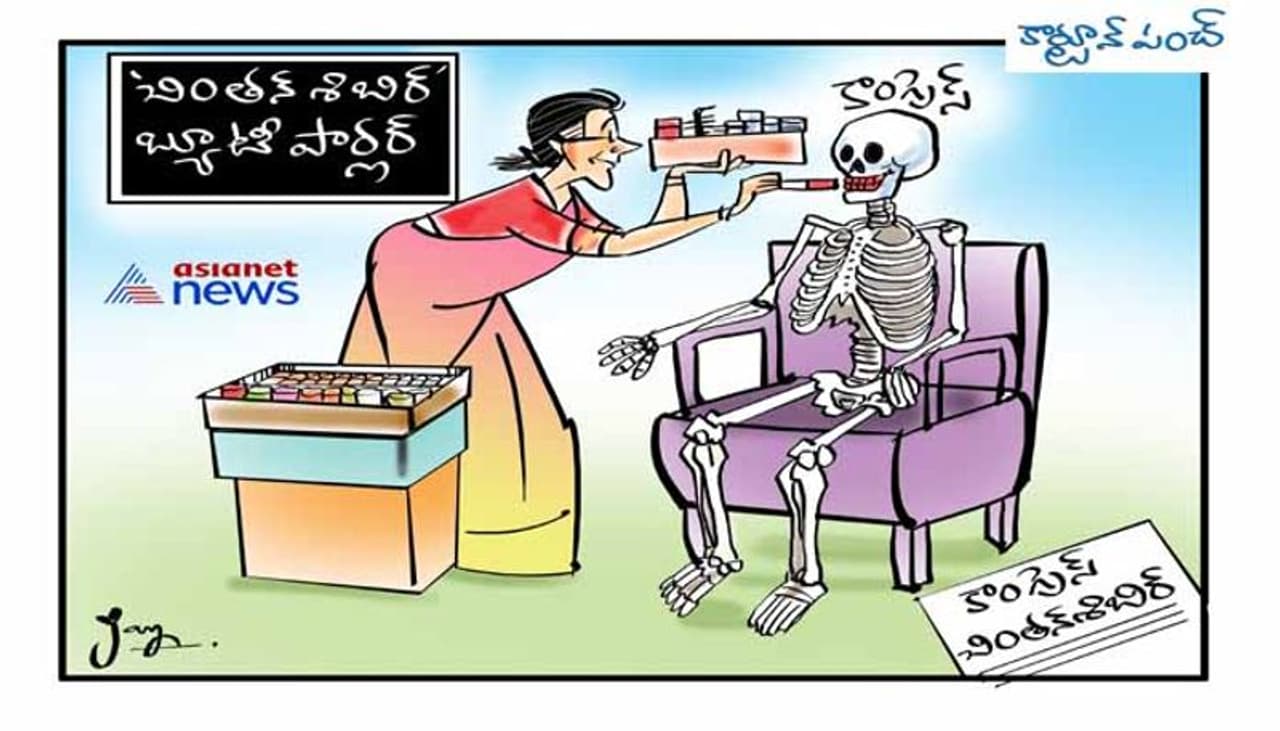 Cartoon punch On congress chintan shivir Cartoon punch On congress chintan shivir