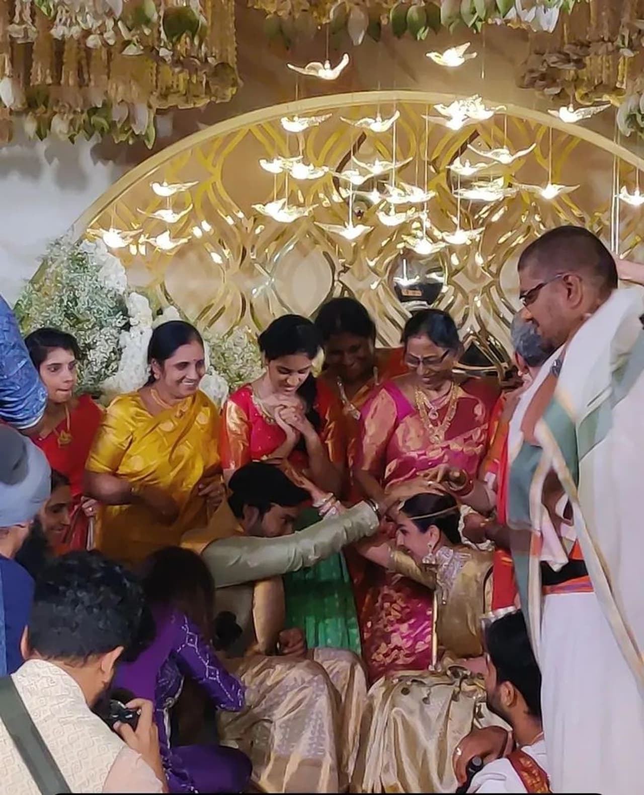 Aadi PiniShetty Nikki Galrani Wedding Photos. Aadi PiniShetty Nikki Galrani Wedding Photos.