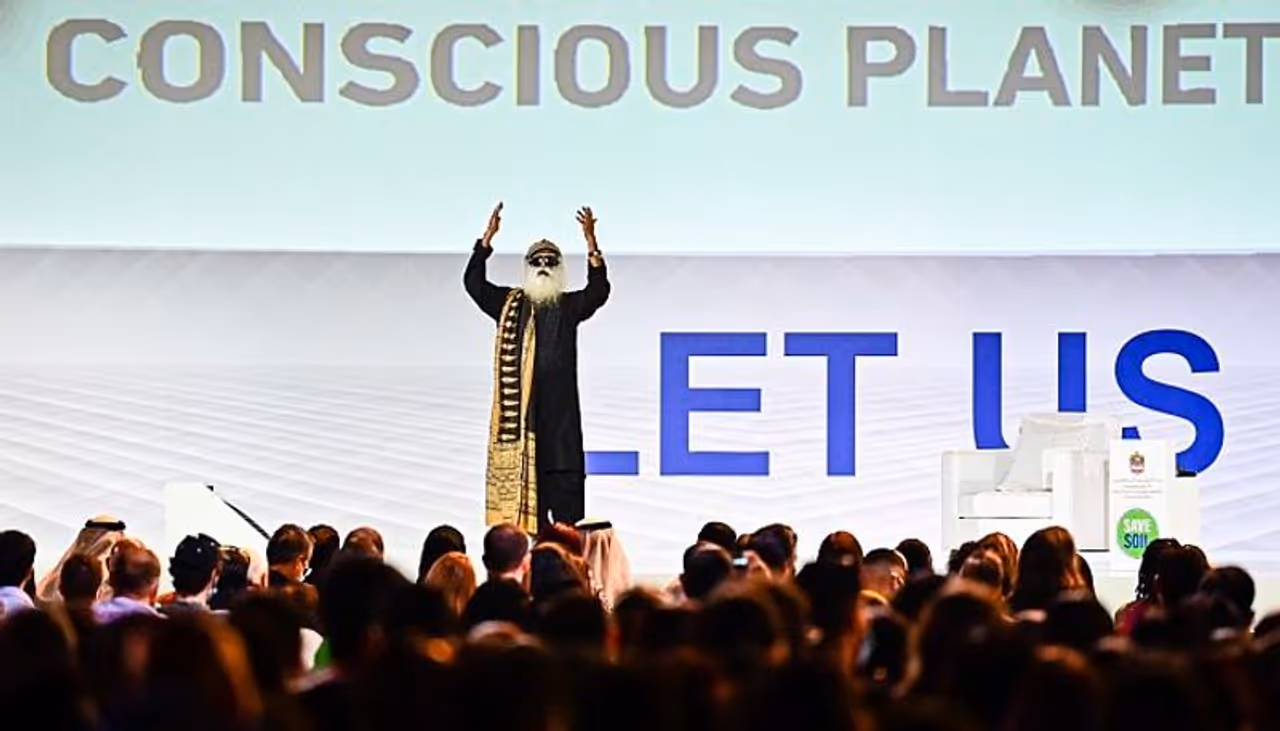 <I>Photograph: Save Soil Movement/Twitter</I>