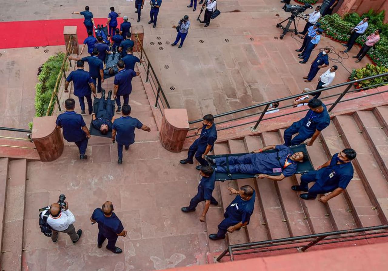 Mock Drill In Telugu States