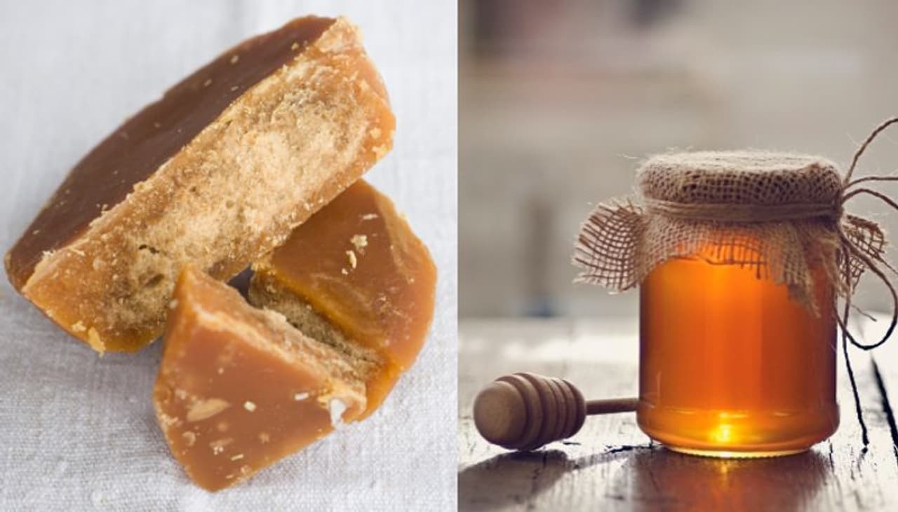 honey or jaggery