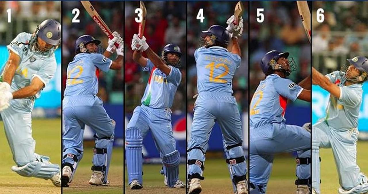 1. ಒಂದು ಓವರ್‌ನಲ್ಲಿ 6 ಸಿಕ್ಸರ್‌: ಅಂತಾರಾಷ್ಟ್ರೀಯ ಕ್ರಿಕೆಟ್‌ನಲ್ಲಿ 4 ಬಾರಿ ಆಗಿದೆ