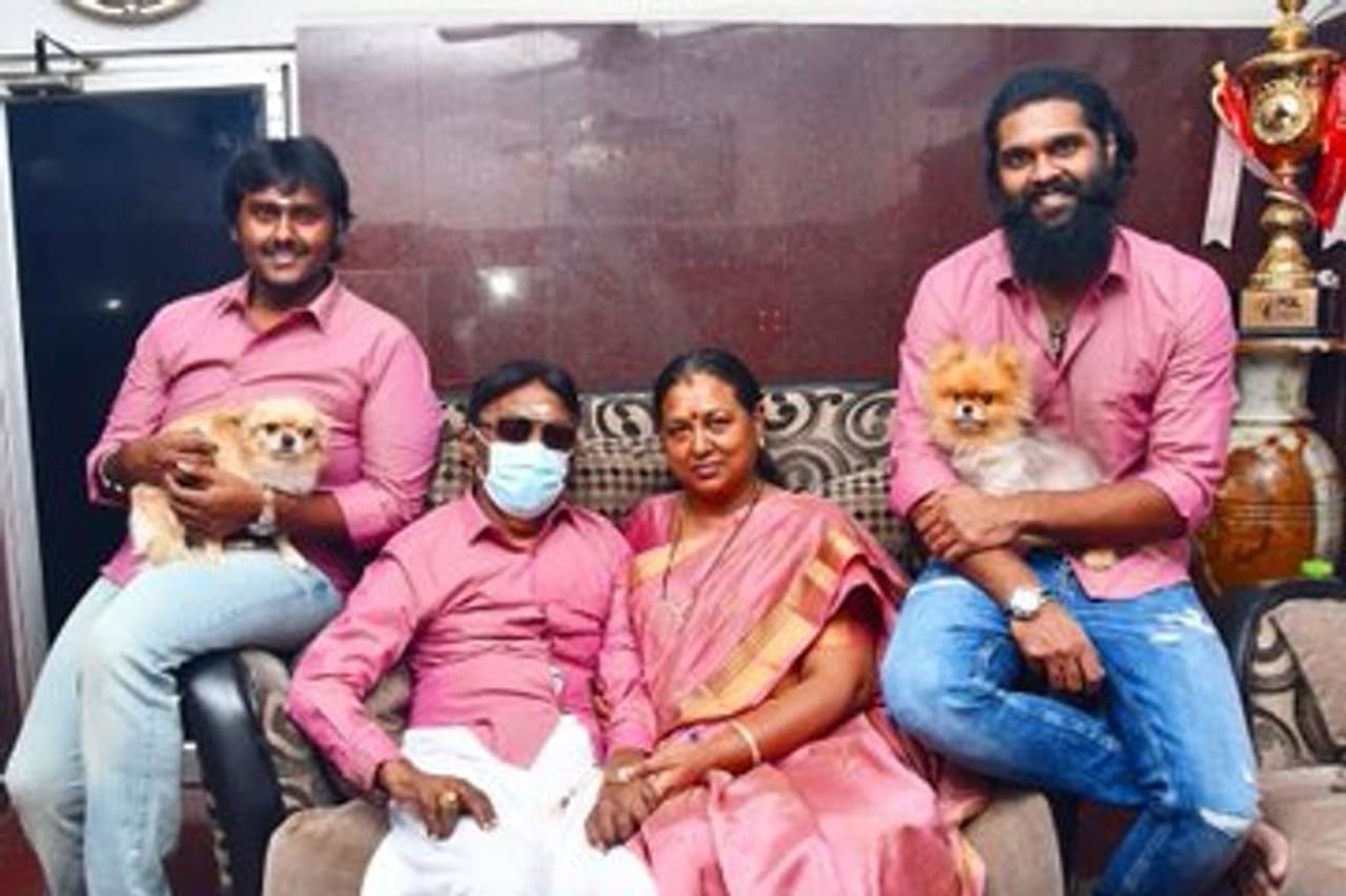 vijayakanth family vijayakanth family