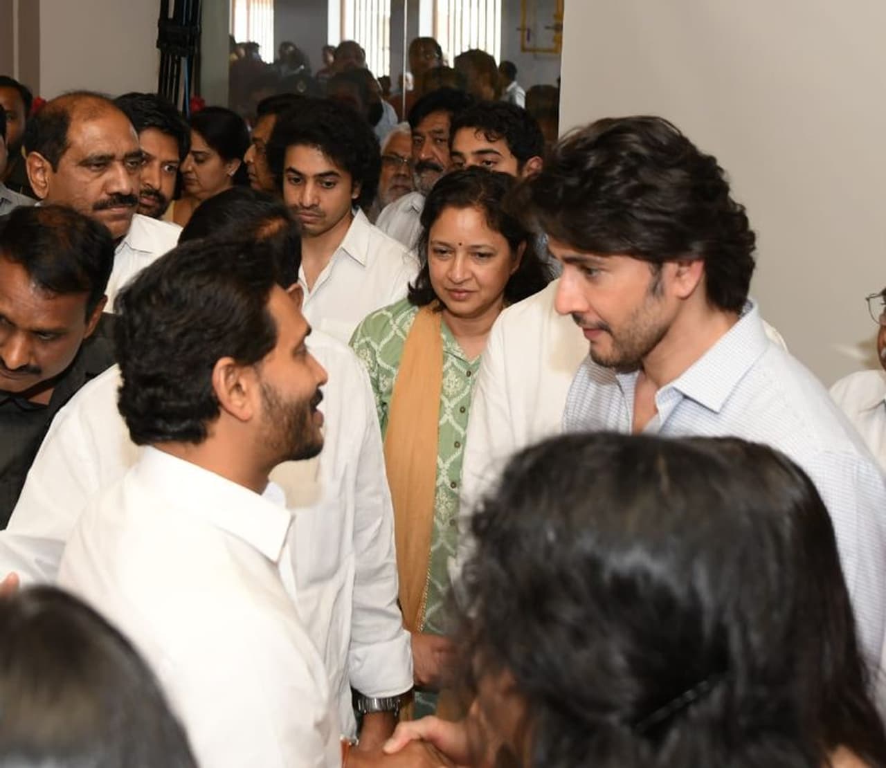 CM YS Jagan pays tribute to Krishna CM YS Jagan pays tribute to Krishna