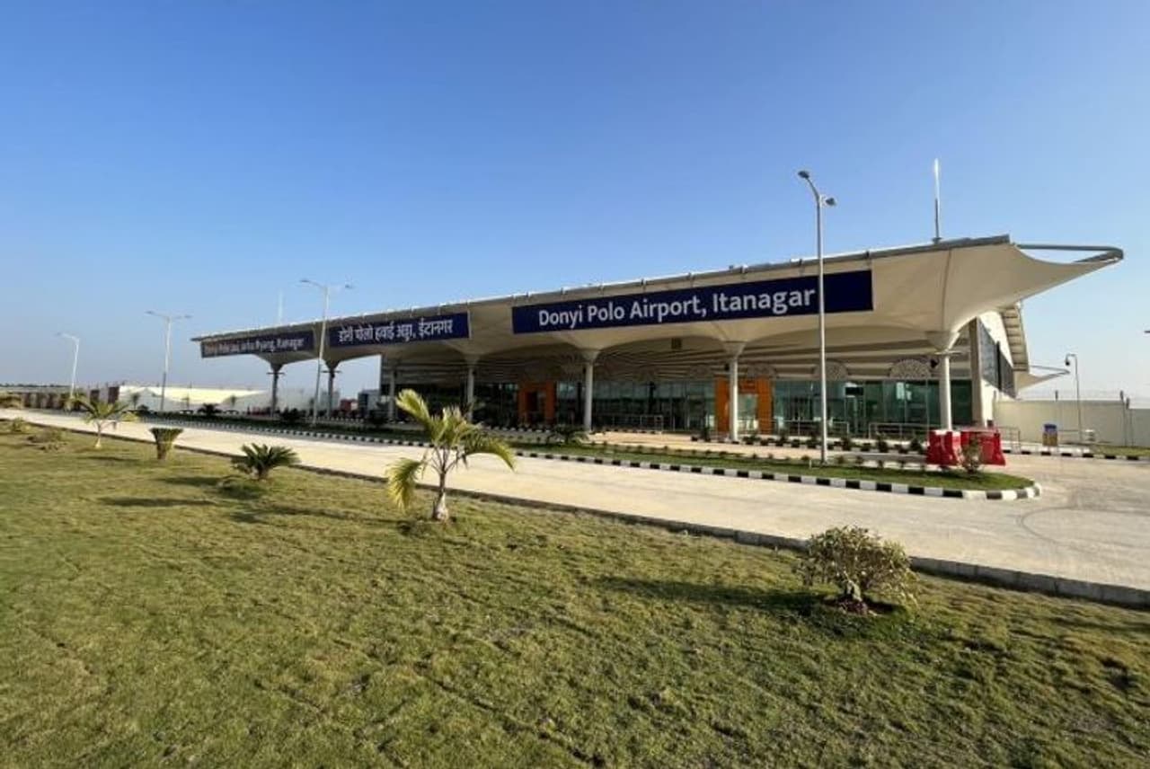 <I>A glimpse of the new Donyi Polo Airport</I>