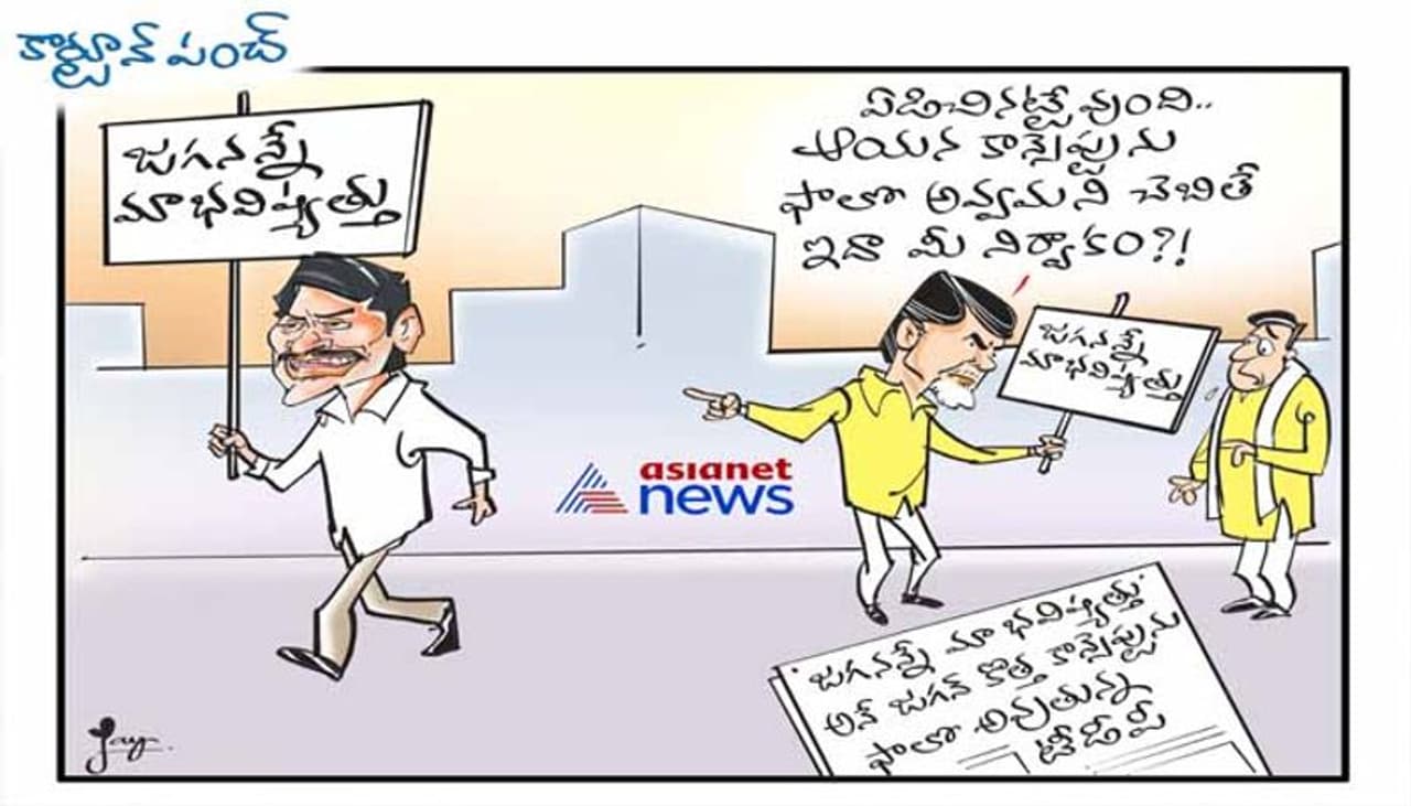 Cartoon punch on TDP Concept Cartoon punch on TDP Concept