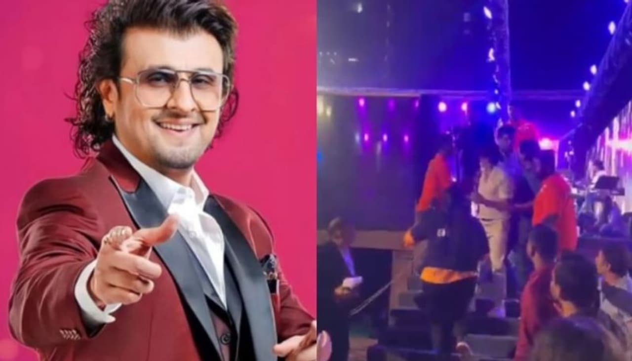 Sonu Nigam faces stone pelting during his recent concert at Delhi in telugu Sonu Nigam faces stone pelting during his recent concert at Delhi in telugu