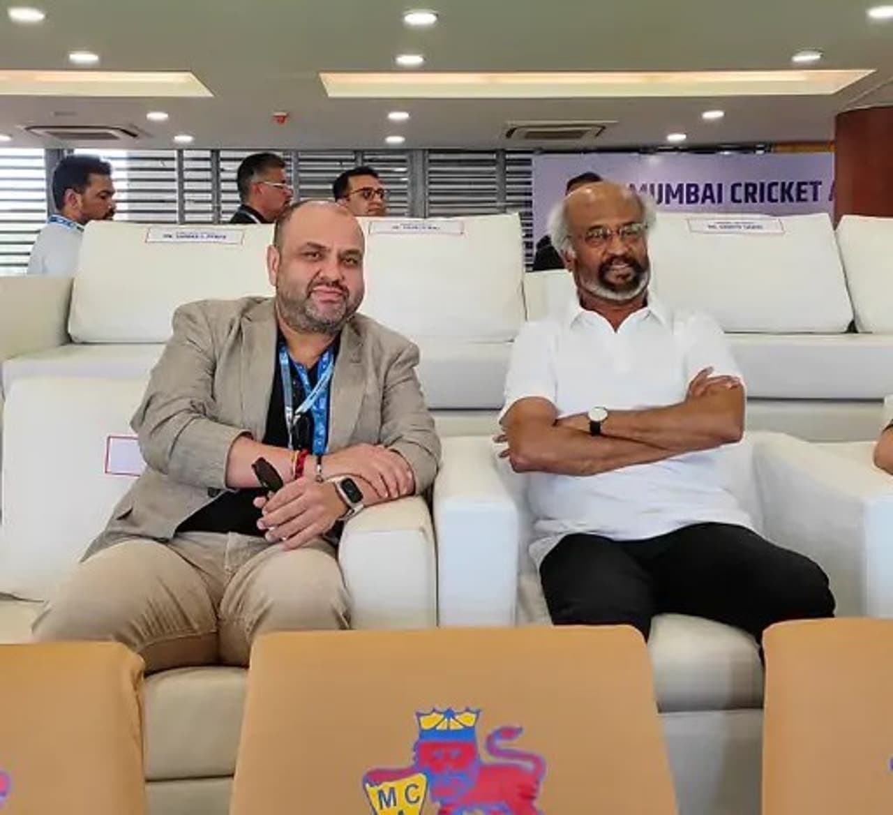 रजनीकांत ने देखा मैच रजनीकांत ने देखा मैच