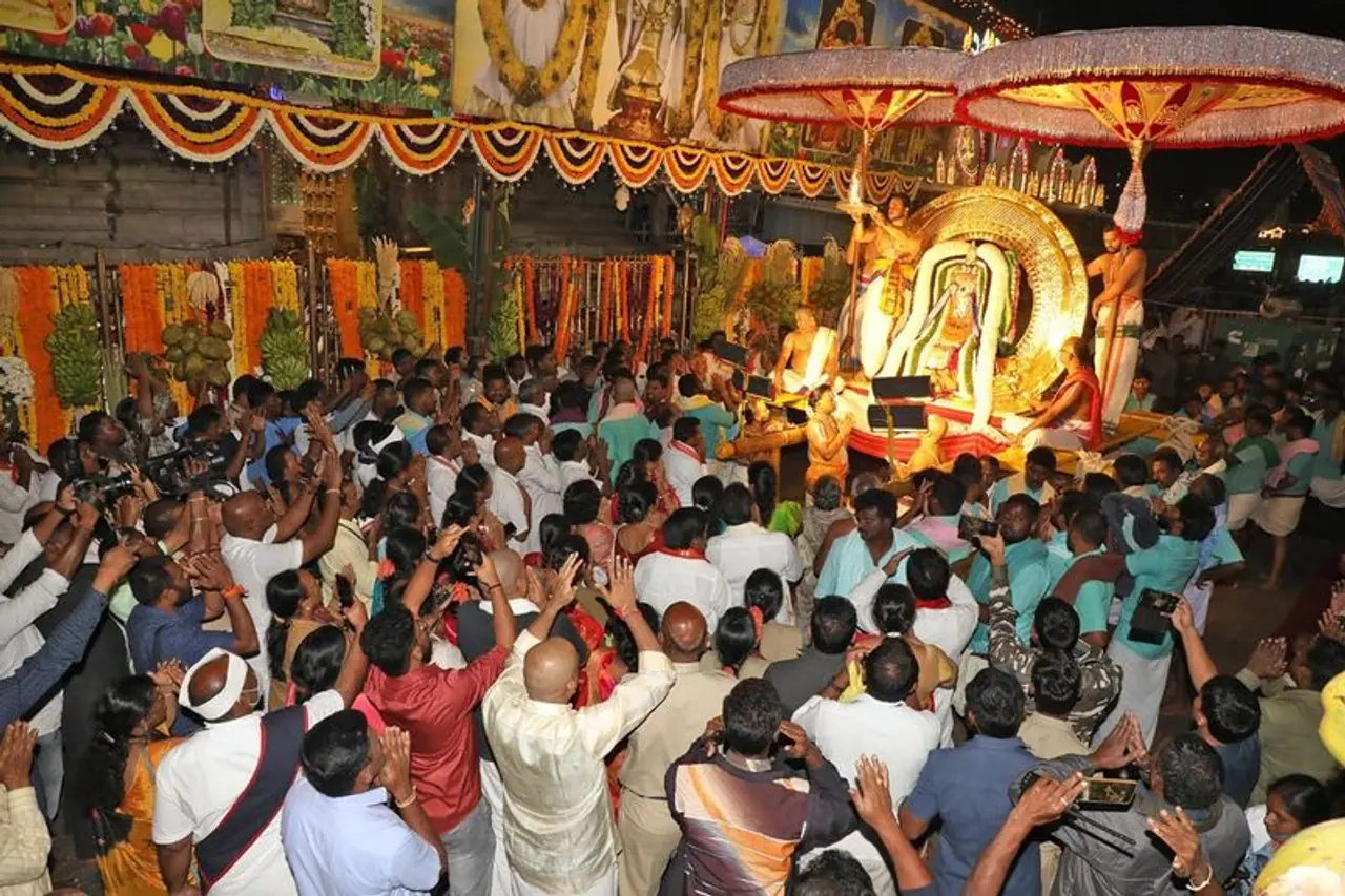 <p> tirumala : lakhs witness 7 vahana sevas on ratha saptami festival lord venkateswara swamy in telugu rma&nbsp;</p>