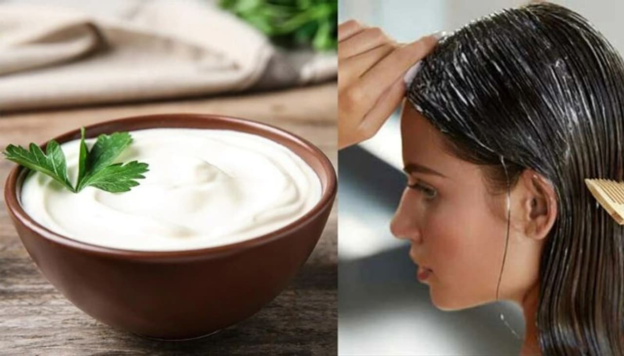 curd hair mask