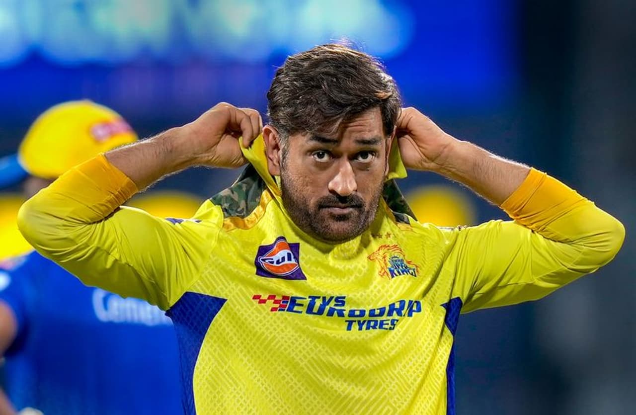 Chennai: Chennai Super Kings captain MS Dhoni before the start of the IPL 2023 cricket match between Chennai Super Kings and Delhi Capitals, at M. A. Chidambaram Stadium in Chennai, Wednesday, May 10, 2023. (PTI Photo/R Senthil Kumar) (PTI05_10_2023_000236B) Chennai: Chennai Super Kings captain MS Dhoni before the start of the IPL 2023 cricket match between Chennai Super Kings and Delhi Capitals, at M. A. Chidambaram Stadium in Chennai, Wednesday, May 10, 2023. (PTI Photo/R Senthil Kumar) (PTI05_10_2023_000236B)