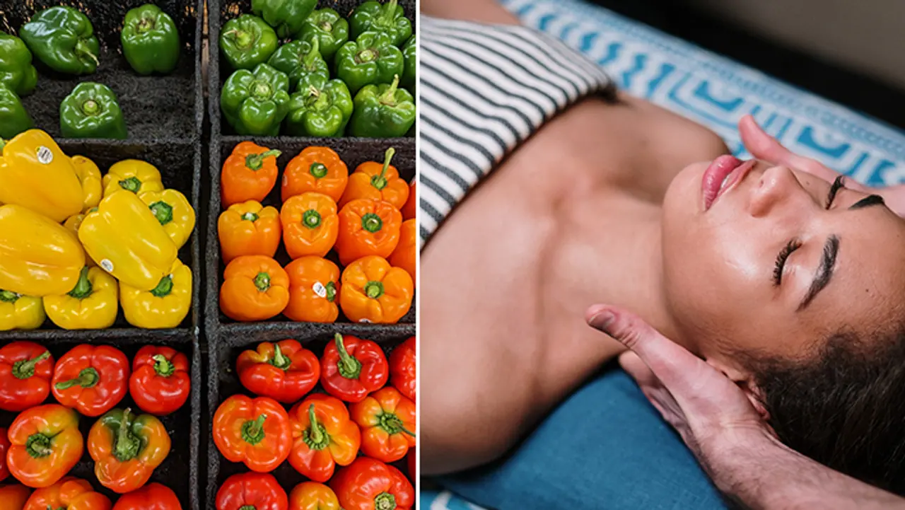 शिमला मिर्च खाने के स्किन फायदे शिमला मिर्च खाने के स्किन फायदे