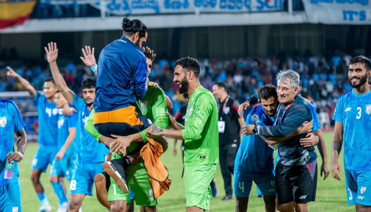 সাফ চ্যাম্পিয়নশিপ ভারতীয় উপমহাদেশেই রাখার চ্যালেঞ্জ সুনীল ছেত্রীদের সাফ চ্যাম্পিয়নশিপ ভারতীয় উপমহাদেশেই রাখার চ্যালেঞ্জ সুনীল ছেত্রীদের