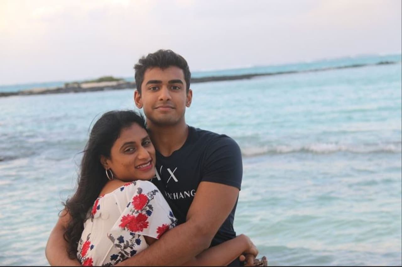 Y.S. Sharmila son Y.S. Sharmila son