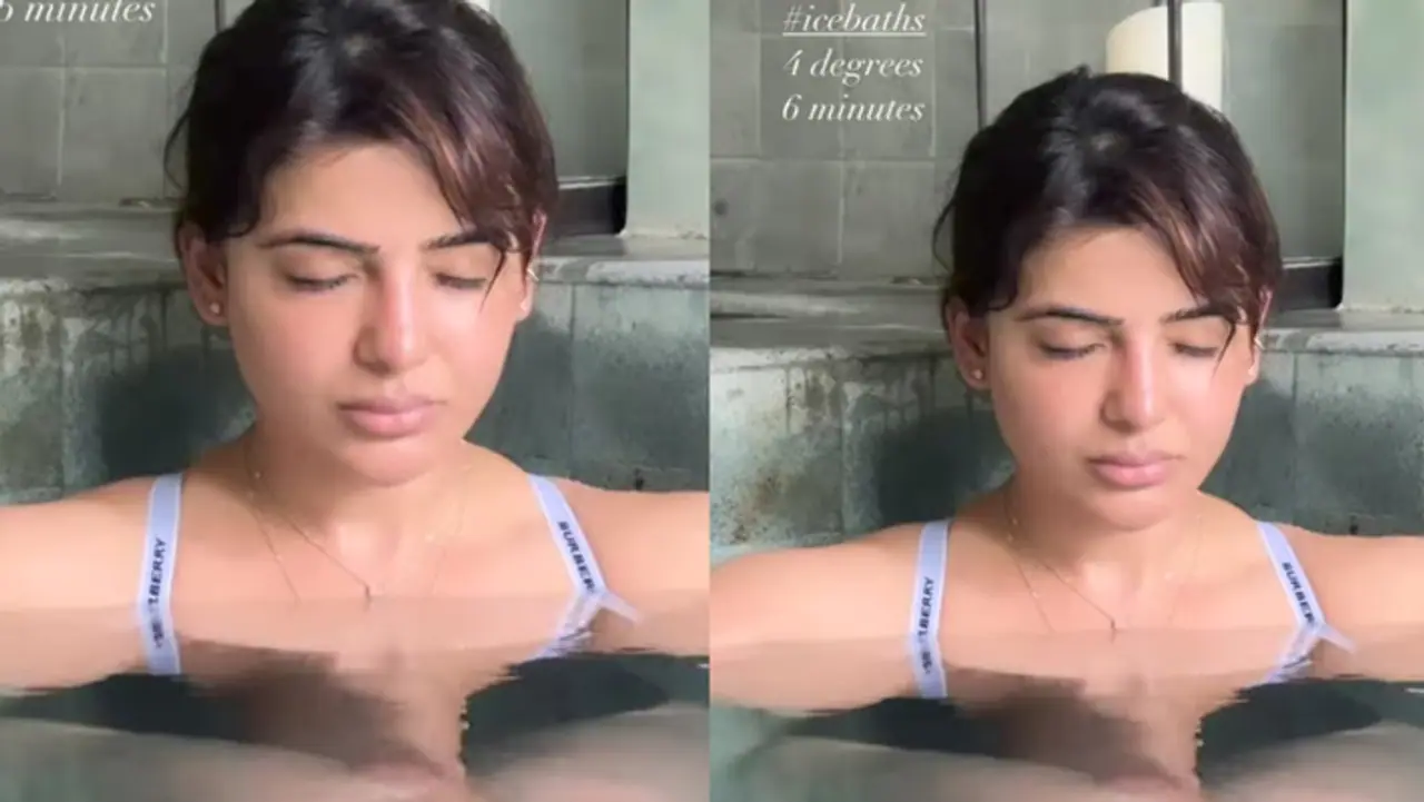 आइस बाथचा ट्रेन्ड