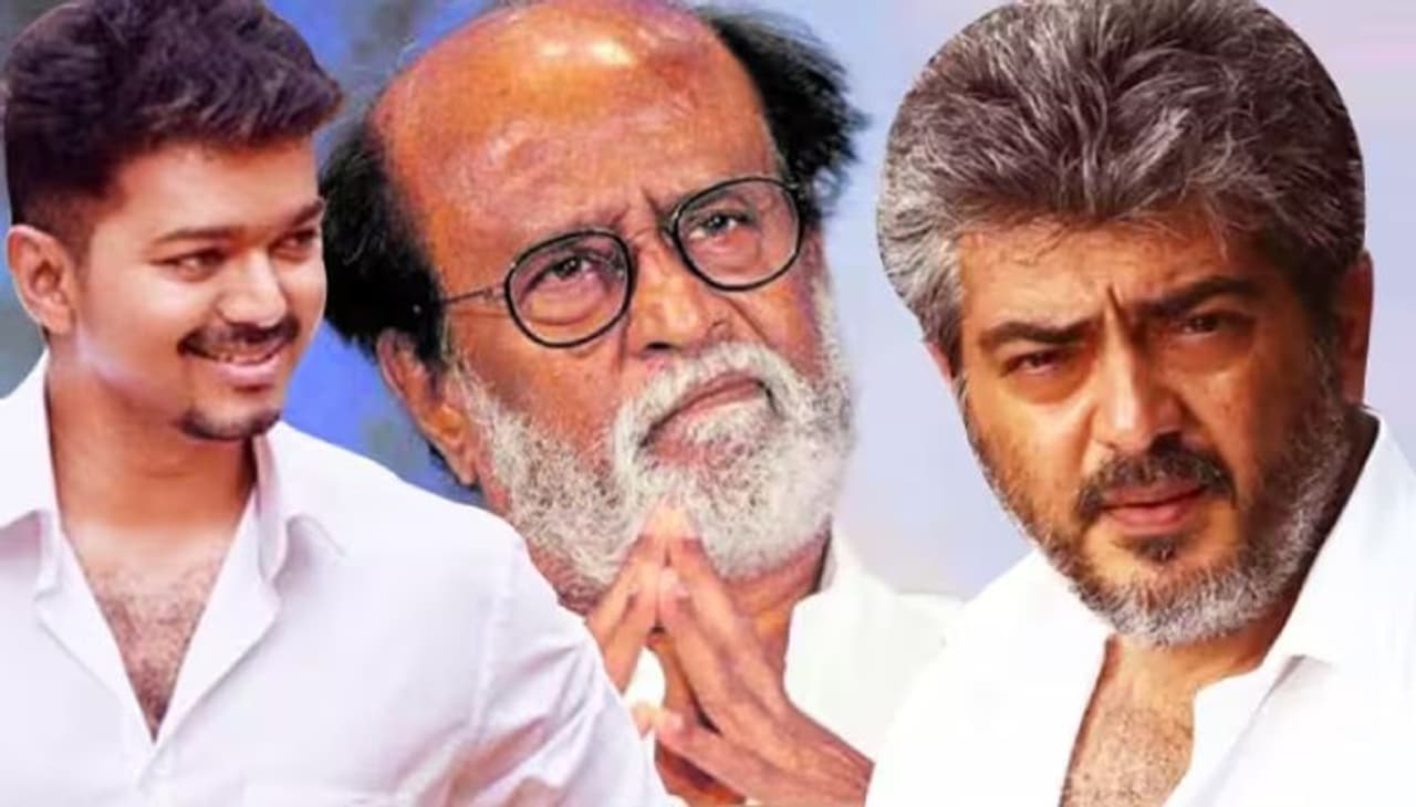 Kollywood Actors Ajith Vijay and Rajinikanth