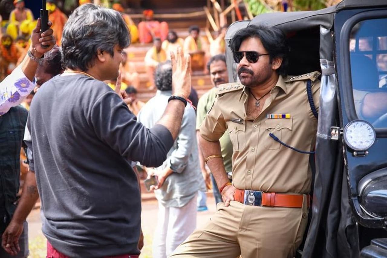 Director Harish Shankar leaks Pawan Kalyan scene in Ustad Bhagat singh in telugu Director Harish Shankar leaks Pawan Kalyan scene in Ustad Bhagat singh in telugu