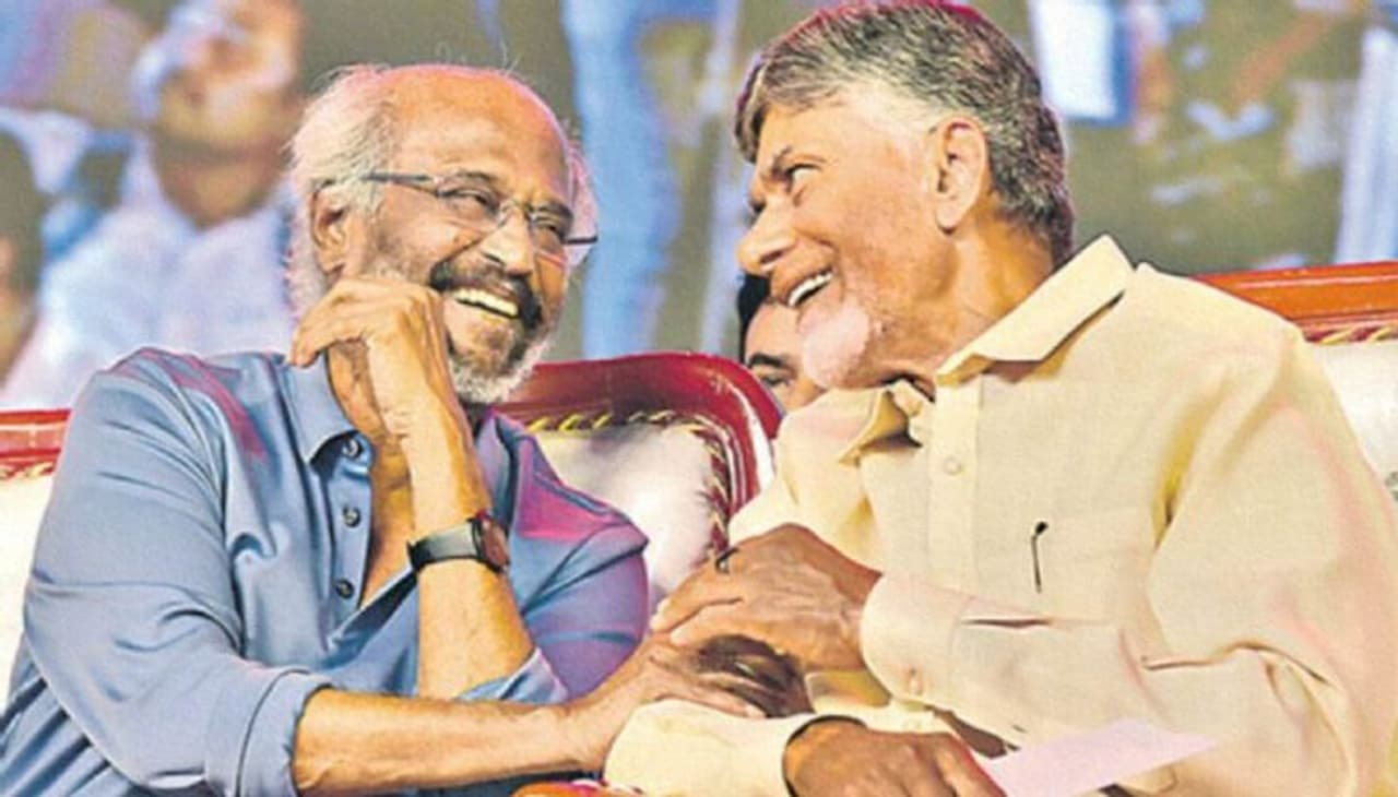 Rajinikanth and Chandrababu Naidu