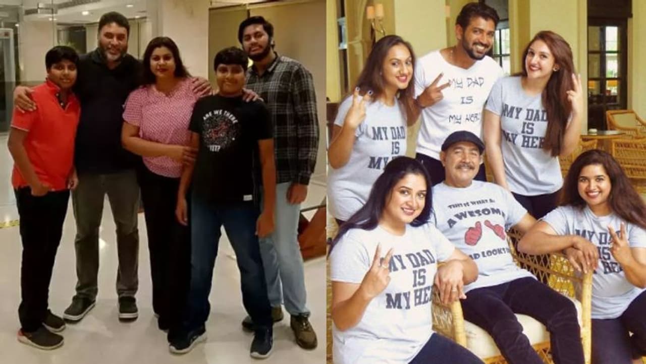 vichithra and vijayakumar family vichithra and vijayakumar family