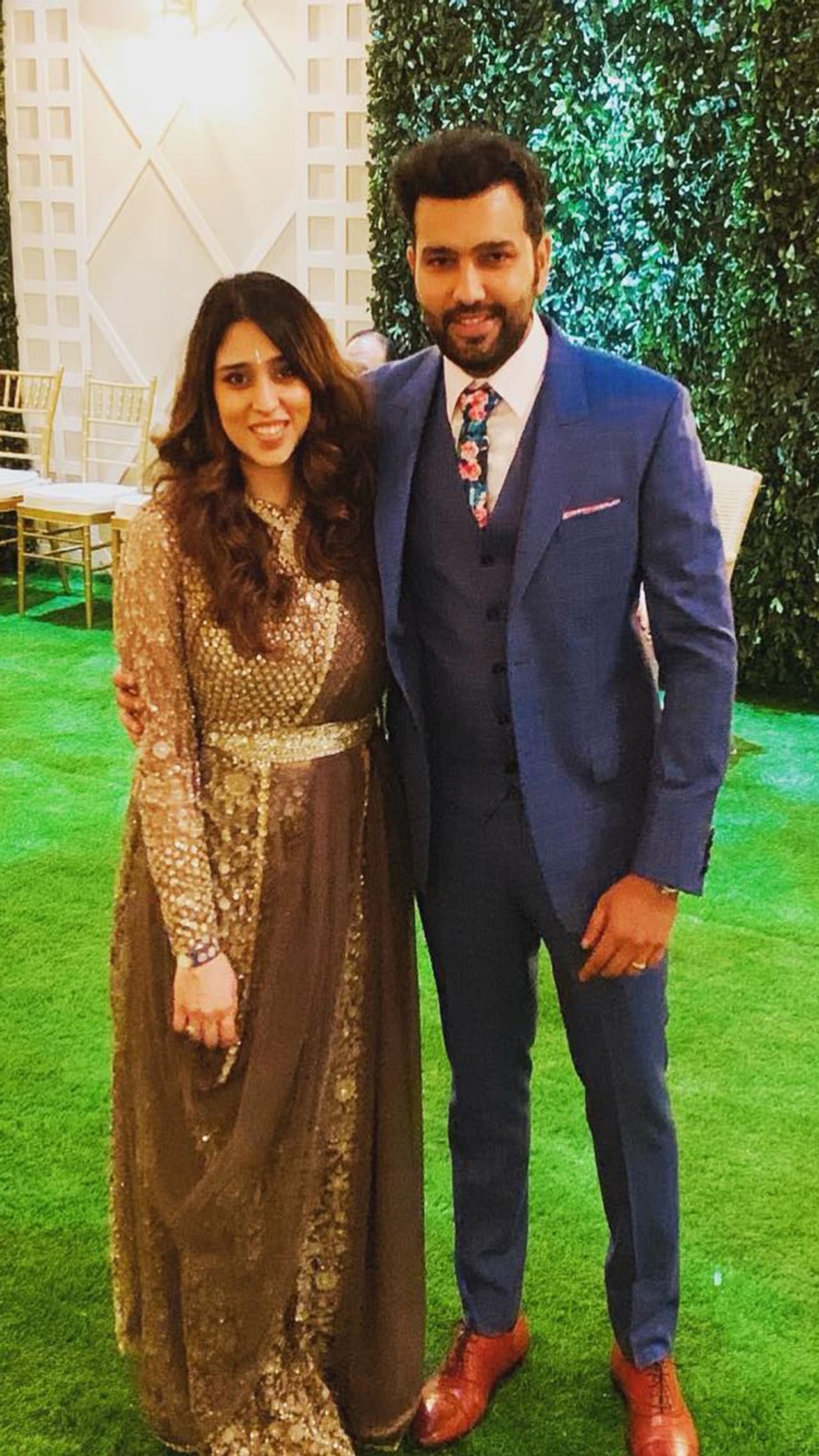 Rohit Sharma, Ritika Sajdeh Rohit Sharma, Ritika Sajdeh