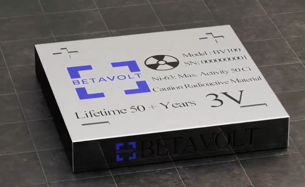 Nuclear battery lasts 50 years