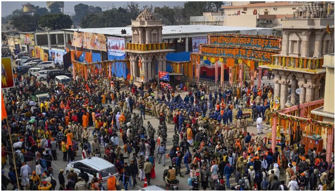 ayodhya ram temple crowd ayodhya ram temple crowd