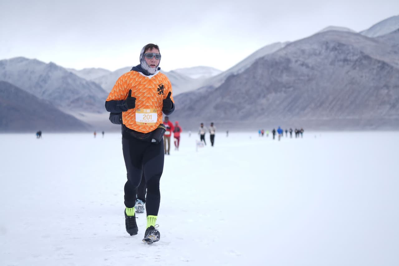 frozen pangon lake marathon frozen pangon lake marathon