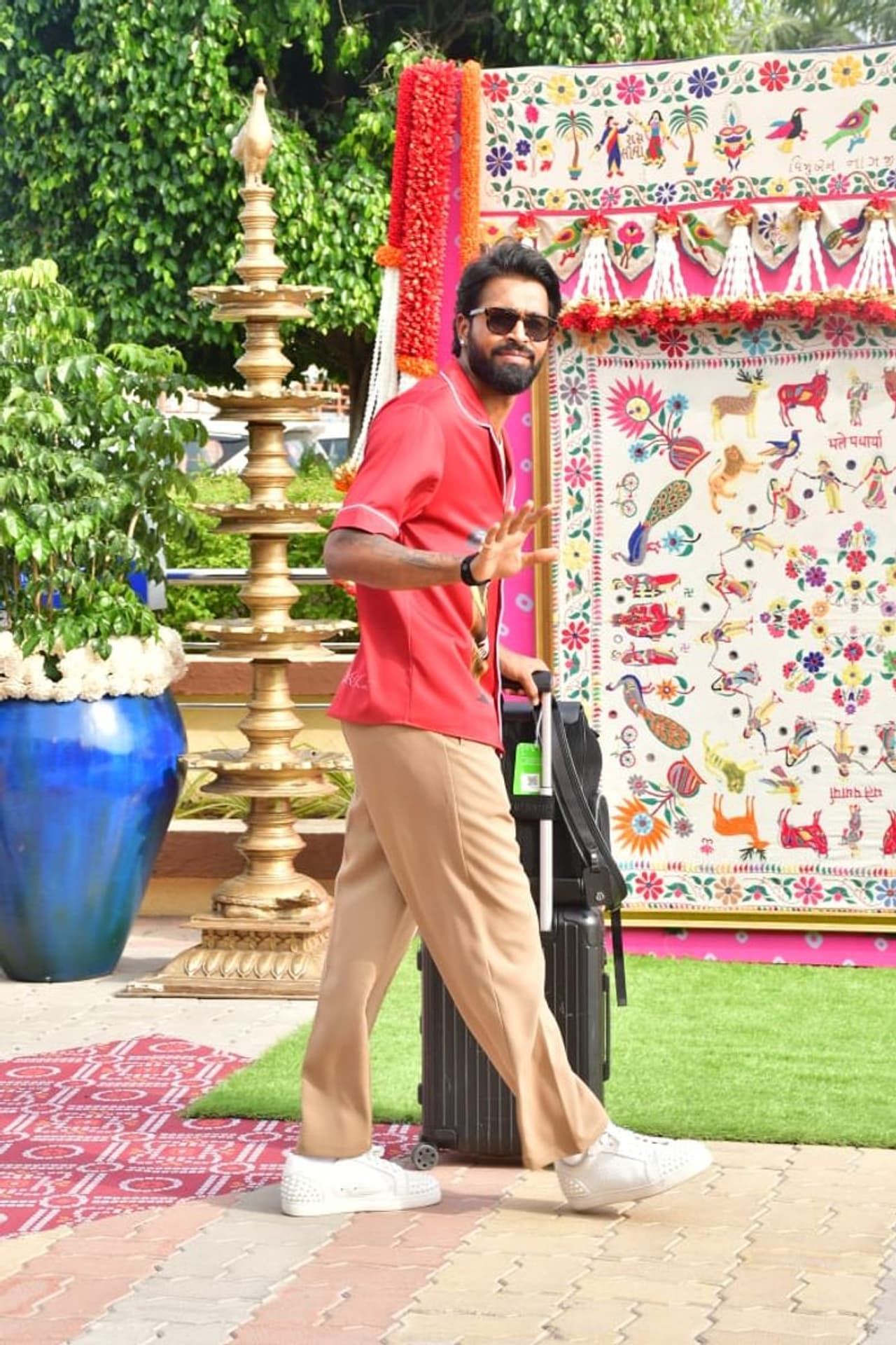 Hardik Pandya at Anant Ambani and Radhika Merchant Wedding Event Hardik Pandya at Anant Ambani and Radhika Merchant Wedding Event