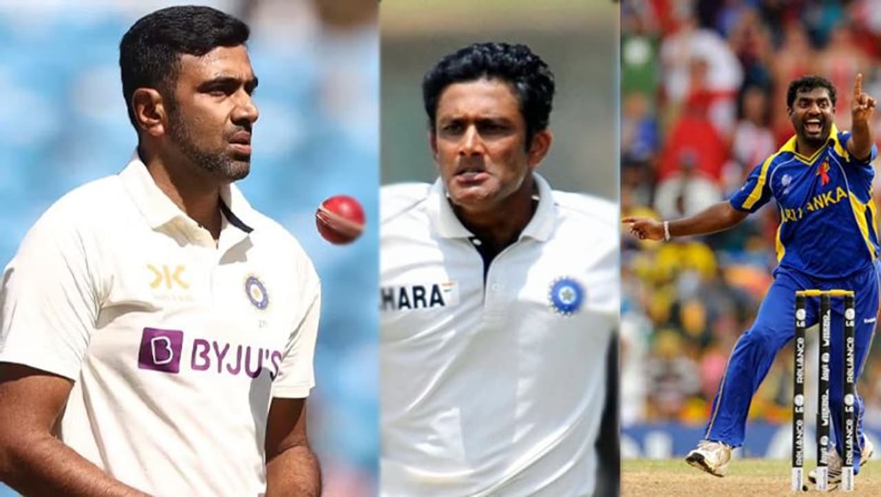 Ashwin, Anil Kumble, Muttiah Muralitharan