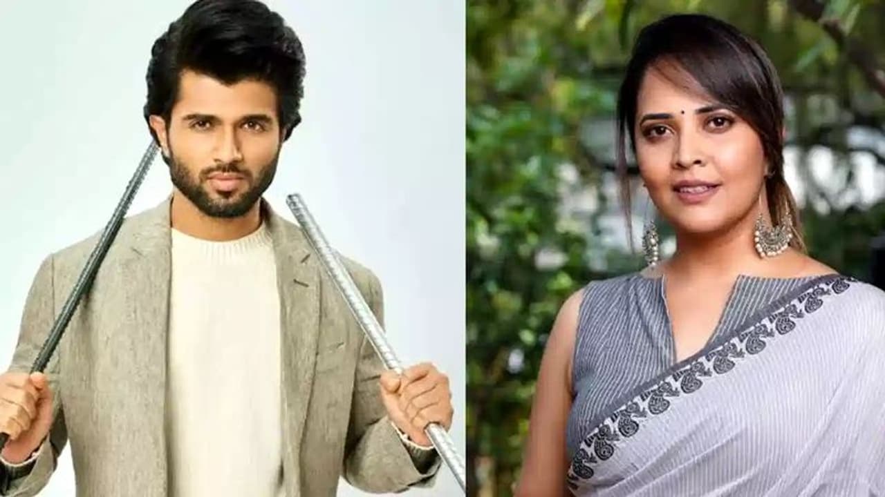 Anasuya Bharadwaj Vijay devarakonda Anasuya Bharadwaj Vijay devarakonda