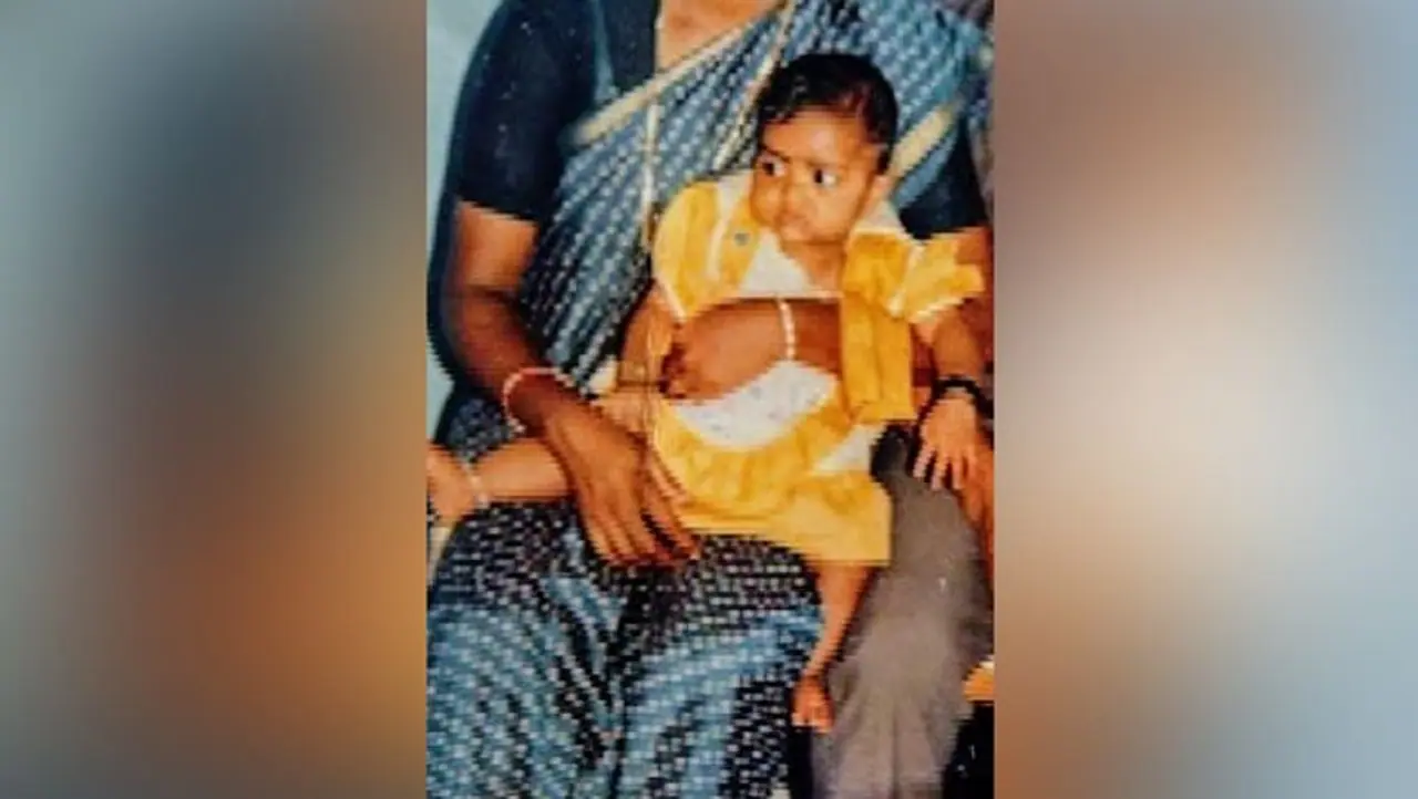 Amala Paul Childhood Photo