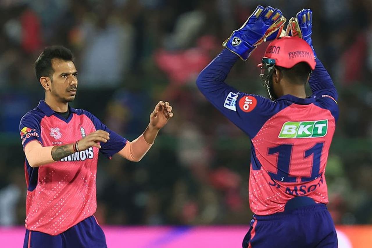 Yuzvendra Chahal Sanju Samson Yuzvendra Chahal Sanju Samson