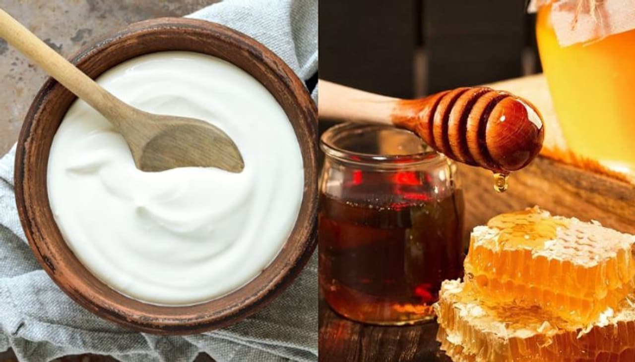 Curd and honey face mask Curd and honey face mask