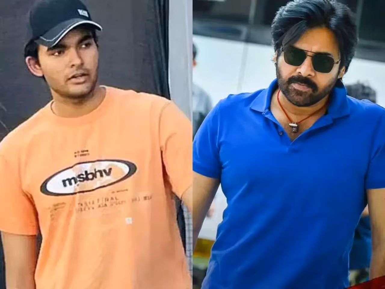 Pawan Kalyan and Akira Nandan Pawan Kalyan and Akira Nandan