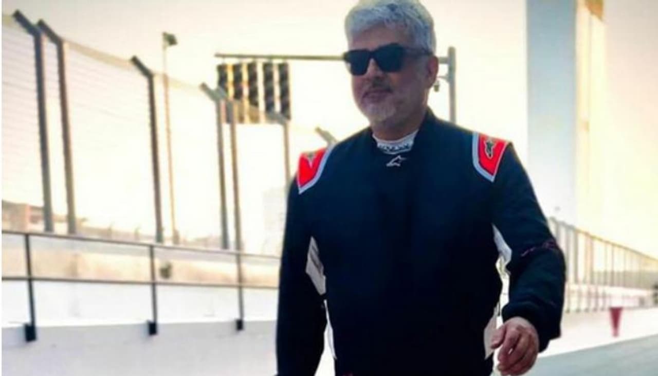 Actor Ajith Kumar stylish photo getting attention