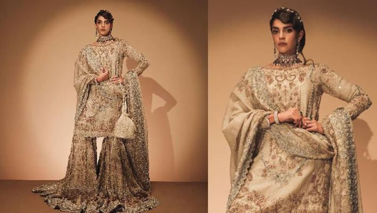 हैवी एम्ब्रॉयडरी शरारा सेट हैवी एम्ब्रॉयडरी शरारा सेट