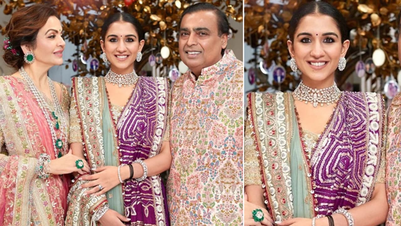 Radhika Merchant ने पहना बंधनी लहंगा 